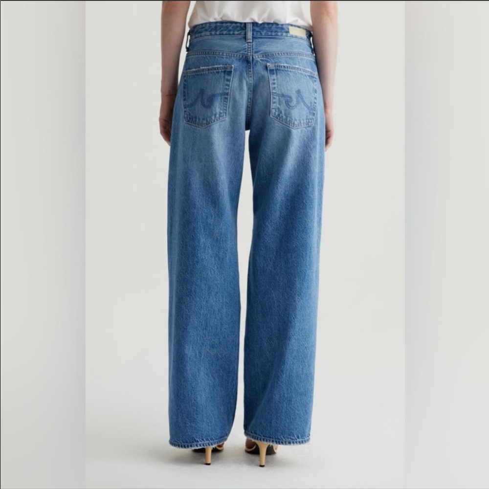 AG Adria Low Rise Baggy Wide Leg Jeans - Size 26 - EUC - Picture 2 of 7